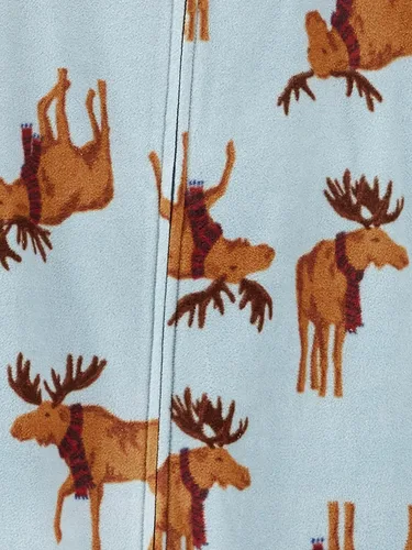 Vista 2 de Simple Joys by Carter's Pijamas de forro polar con pies resistentes al fuego para niños