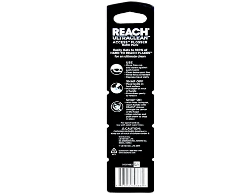Vista 9 de REACH Ultraclean Access Flosser Starter Bundle Cuidado e higiene bucal adecuados y duraderos Eliminación efectiva de placa, protección