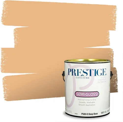 Vista 141 de PRESTIGE Pintura exterior e imprimación en uno, bronceado Aberdeen, plano, 1 galón