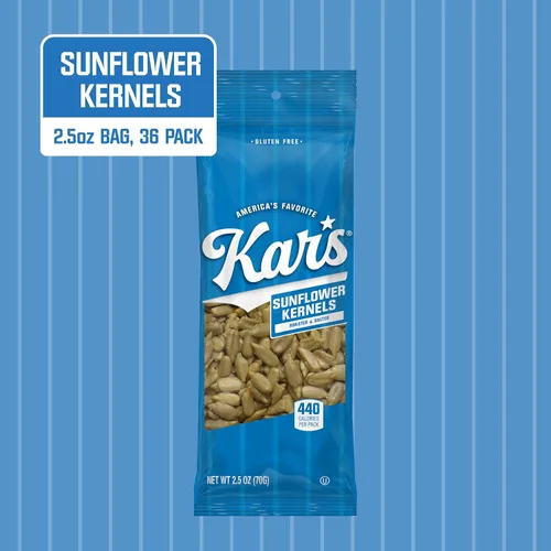 Vista 2 de Kar's Bocadillos de granos de girasol tostados y salados con nueces, 2.5