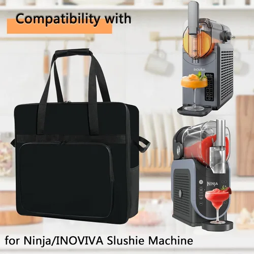 Vista 2 de Bolsa de transporte para máquina Ninja SLUSHi Slushie, portátil para exteriores, fabricante de bebidas congeladas, bolsa de viaje, diseño