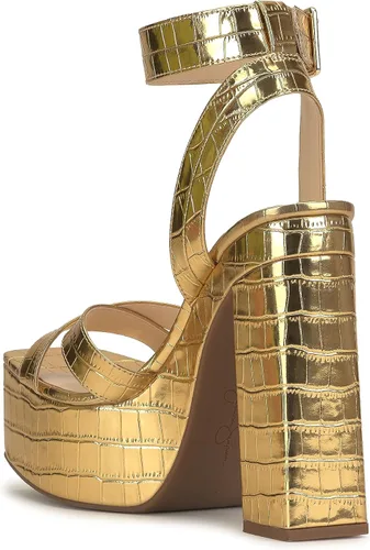 Vista 7 de Jessica Simpson Sandalias de plataforma Beasley para mujer con tacón
