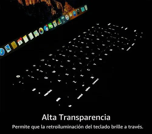 Vista 7 de Funda de teclado ultradelgada prémium para MacBook Pro con barra táctil de 13 y 15 pulgadas