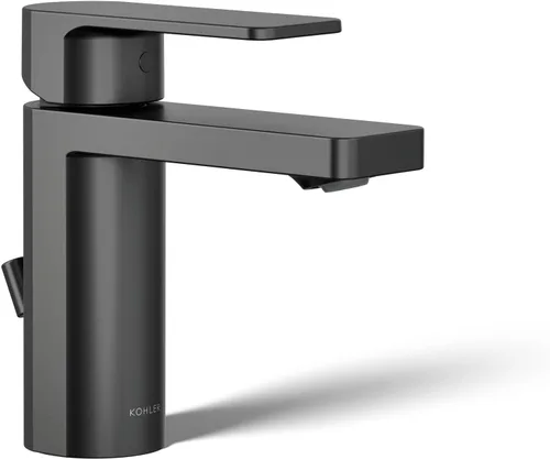 Vista 18 de Kohler 23472-4-BN Parallel® - Grifo para lavabo de baño con mango único, 1.2 gpm, níquel cepillado vibrante