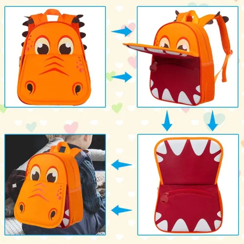 Vista 6 de Mochila infantil para niños y niñas mochila para preescolar jardín de infantes