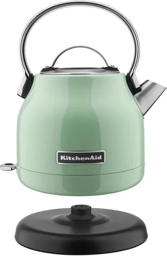 Vista 4 de KitchenAid Kek1222TB hervidor de agua eléctrico, 40.5 onzas, color Twilight Blue, Pistacho Tapa extraíble para un fácil llenado, diseño de acero