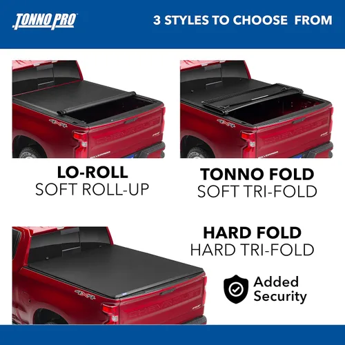 Vista 6 de Tonno Pro. – Cubierta rígida plegable para la parte trasera de camioneta