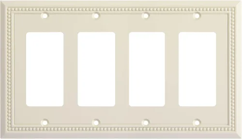 Vista 65 de Henne Bery Sunken Pearls - placa decorativa de pared, placa decorativa de pared, tapa de salida de la placa del interruptor, aleación de zinc sólida
