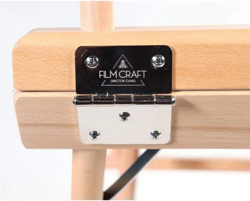 Vista 3 de Filmcraft - Silla alta de director, silla plegable de 30 pulgadas de altura de barra para juegos de películas, estudios y maquilladores, marco