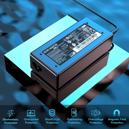 Vista 5 de Cargador de CA de 65 W para HP EliteBook 840 850 845 830 820 G3 G4 G5 G6 G7 G8 0.177x0.118 in Smart Blue Tip Adaptador para portátil Fuente
