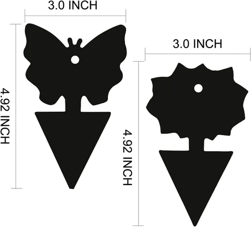 Vista 2 de USKICH Trampa adhesiva para moscas de la fruta y mosquitos, trampas adhesivas para insectos para interiores y exteriores, para moscas blancas