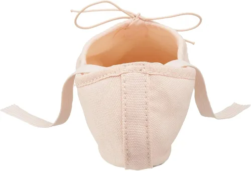 Vista 3 de Capezio Zapatos de ballet Juliet de lona 2028 para mujer, Negroblk