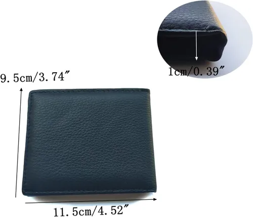 Vista 98 de Hombres Cool Eagle Wolf Caballo Totem Cuero Vaca Vertical Cartera Cremallera Multi-tarjeta Titular, Tótem de caballo, Minimalista