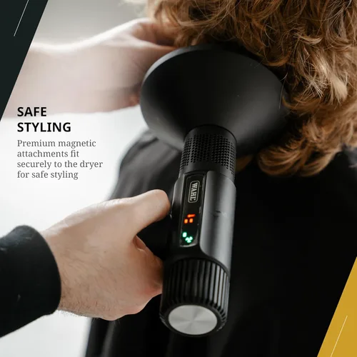 Vista 6 de Wahl Professional Vanquish - Secador de pelo, flujo de aire controlado, motor SmoothTone, 4 ajustes de calor y 3 velocidades, función de limpieza