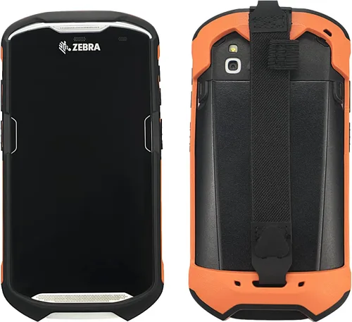 Vista 8 de IYOUBOL Funda protectora para parachoques con correa de mano para Zebra TC51 TC510K TC52 TC56 TC57 Negro