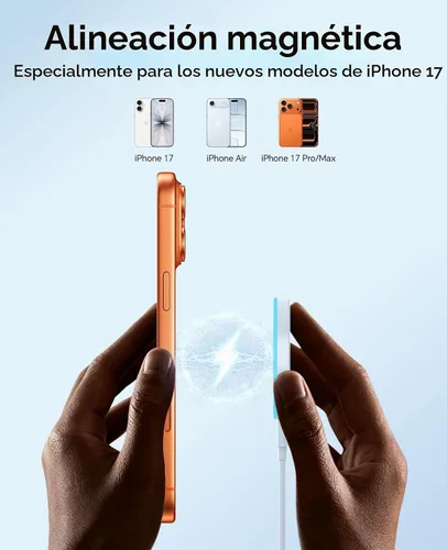 Vista 2 de Paquete de 2 cargadores inalámbricos magnéticos MagSafe para iPhone 17 y 16, almohadilla de carga rápida con 2 bloques de carga USB C de Apple