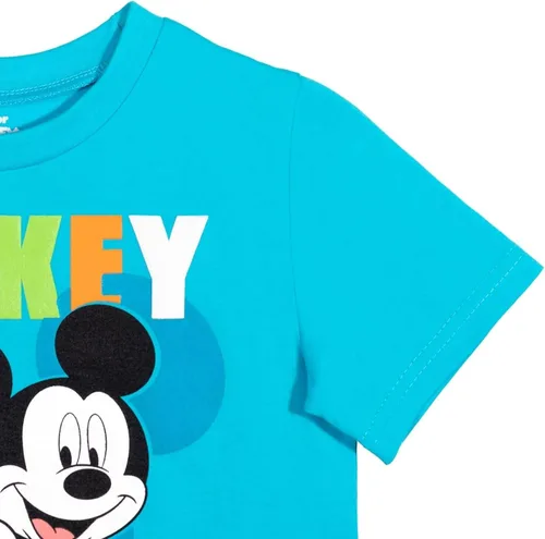 Vista 6 de Disney Mickey Mouse T-Shirt and Shorts Outfit Set Infant to Big Kid Sizes (12 Months - 12)