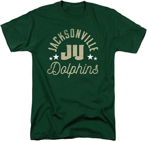 Vista 144 de Collegiate Distressed Mascot Unisex Adult T Shirt Collection 3 Universidad de Adelphi