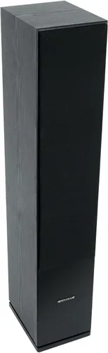 Vista 3 de Rockville RockTower 64B - Altavoz de torre pasivo, 4 ohmios, negro, sonido de alta fidelidad, rejilla desmontable, 3 vías, 6.5 pulgadas, 500 W, MDF