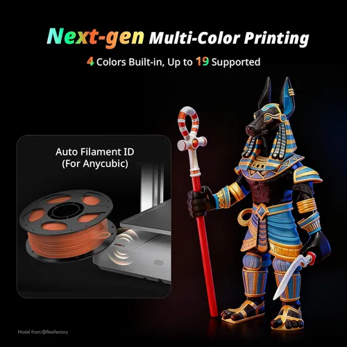 Vista 3 de Anycubic Kobra X Impresora 3D multicolor, fácil configuración