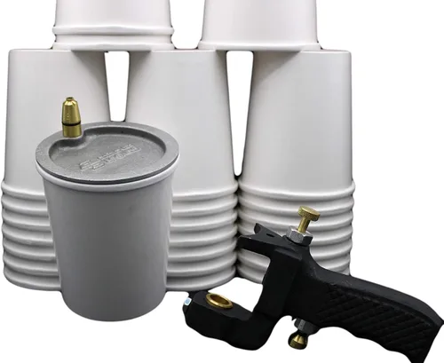 Vista 2 de Fiberglass Supply Depot Copas de pistola de gel 25pc -1Qt Paper Cups