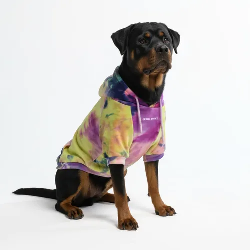 Vista 32 de Spark Paws Sudadera con capucha para perro, suéter de primera calidad para perros pequeños, medianos y grandes Trajes cálidos para bulldogs