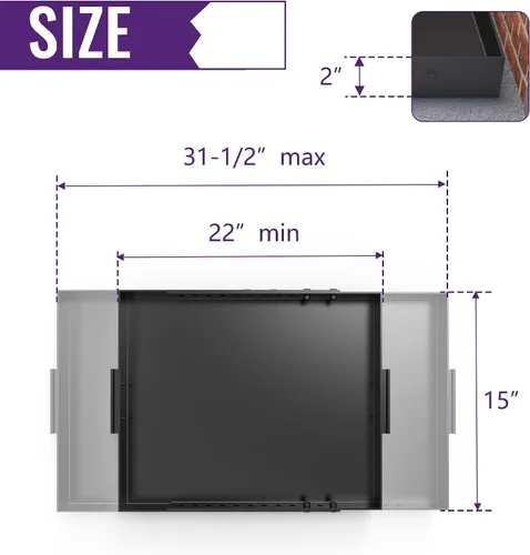 Vista 2 de Mxclimate Bandeja de cenizas para chimenea, cenicero negro ajustable con asas para el interior de la chimenea. Soporte expandible de acero