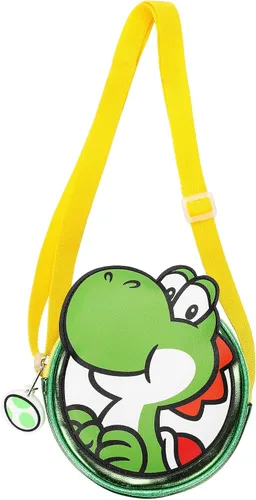 Vista 12 de Bioworld Bolso cruzado de 5.5" con correa ajustable Parche de personaje de princesa Disney