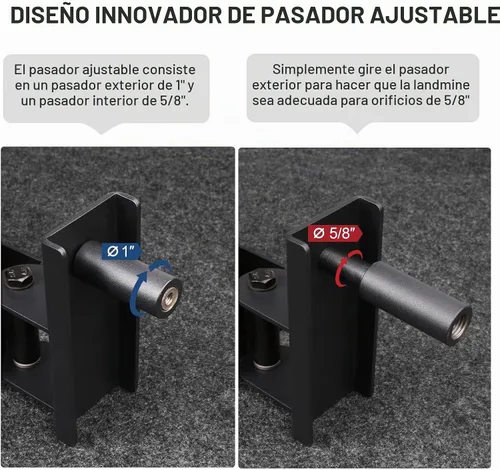 Vista 6 de LIONSCOOL Accesorios para minas terrestres, accesorios de fila de barra en T ultra duraderos con amplia compatibilidad para entrenamiento de cuerpo