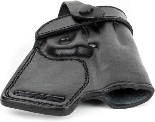 Vista 2 de Doruk Funda para pistola Ruger Mark IV Lite 22/45 SOB de cuero Mano derecha negra