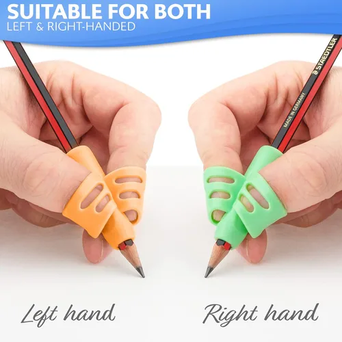 Vista 5 de Stylo Empuñaduras para lápices para escritura a mano para niños (paquete de 6) — Entrenador de agarre ergonómico para niños de 3 a 5 años