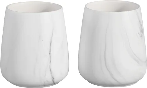 Vista 24 de Soporte Negro para Cepillos de Dientes para Baño - Soportes de Cerámica para Cepillos de Dientes, Soporte para Pasta de Dientes, Vaso Reutilizable