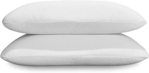 Vista 19 de Tempur-Pedic Almohada Symphony de Espuma Viscoelástica Sensación Suave de Lujo, Estándar, Blanco
