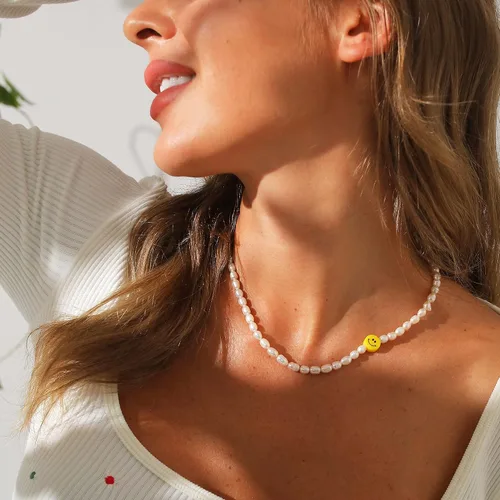 Vista 4 de CHESKY - Collar chapado en oro de 14 quilates con cadena tipo gargantilla, minimalista y simple, regalo de joyería para mujeres, latín, Figaro-3MM
