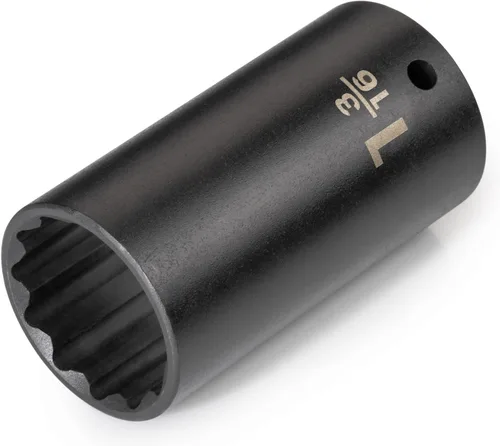 Vista 17 de TEKTON Encastre de 1/2 pulgada x 1 pulgada de profundidad 12 puntos de impacto SID23225