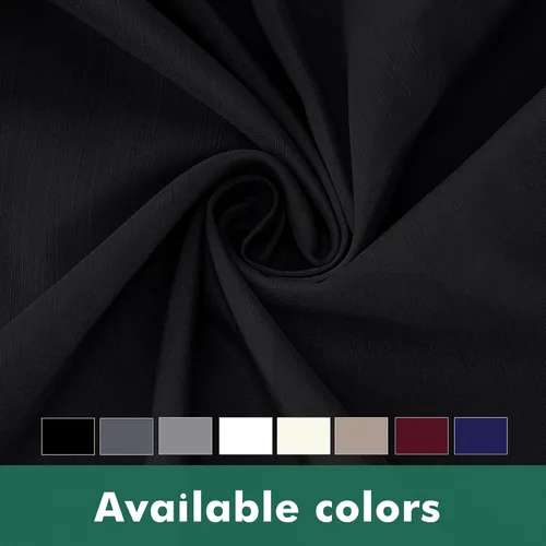 Vista 6 de Biscaynebay Faldas de cama envolventes con esquinas divididas para camas Twin/Twin XL de 15 pulgadas de caída, volantes de polvo elásticos Negro