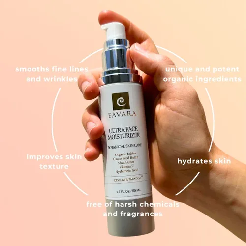 Vista 7 de Hidratante facial ultra orgánico, limpiador facial natural y crema de noche de retinol