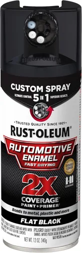 Vista 10 de Rust-Oleum 2X pintura en aerosol personalizada de esmalte automotriz 5 en 1, 12 onzas, claro brillante Brillo Transparente