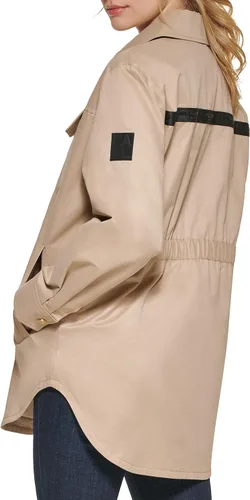 Vista 3 de Karl Lagerfeld Paris Women's Oversized Shirt Jacket