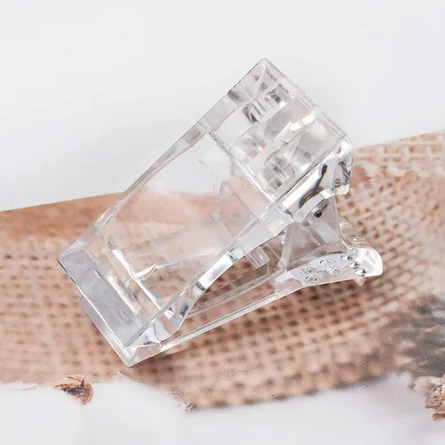 Vista 4 de 12 piezas de clip de uñas para construcción rápida de uñas de poligel para extensión de uñas de dedo de poligel, herramienta de arte de uñas
