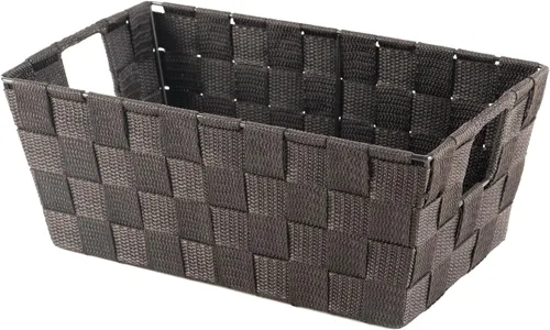 Vista 12 de Whitmor 6581-2712-BLK Bolsa pequeña con correa tejida para estante, negra