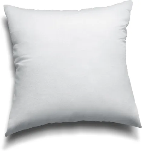 Vista 4 de EDOW - Juego de 2 rellenos de almohada de poliéster ligeros como alternativa al plumón, cojín de sofá, relleno de funda, lavable a máquina.
