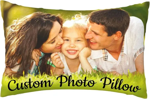 Vista 8 de Funda de almohada personalizada con foto, fundas de almohada personalizadas con imagen, funda de cojín decorativa para sofá, cama, sala de estar