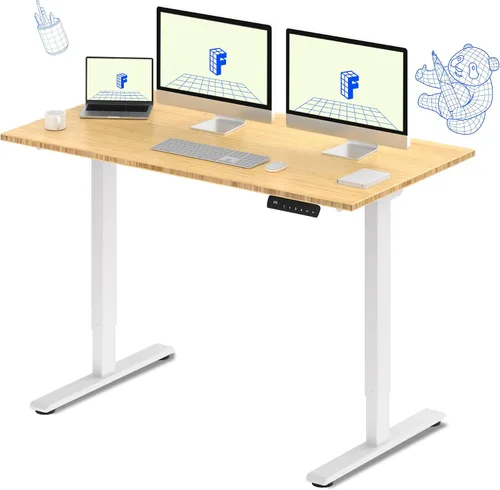 Vista 63 de FLEXISPOT Escritorio eléctrico de pie E3 con motor doble, 48 x 24