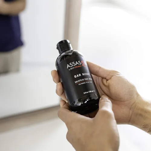 Vista 3 de Billy Jealousy Assassin Bar None Salicylic Face Wash - Exfoliante facial no abrasivo para piel mixta y grasa, desobstruye los poros y tonifica