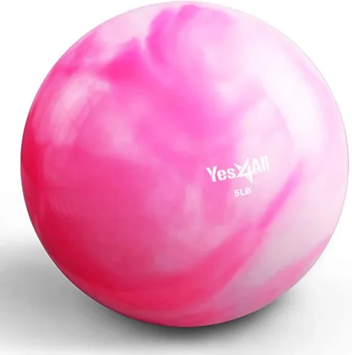 Vista 21 de Yes4All - Bolas de tonificación con peso para ejercicio, bolas medicinales suaves para ejercicio, pilates, yoga, equilibrio, flexibilidad, 2-10