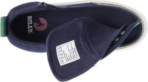 Vista 2 de BILLY Footwear Zapatillas altas para niños de calle para niños, parte superior de lona, cuello acolchado, plantilla acolchada