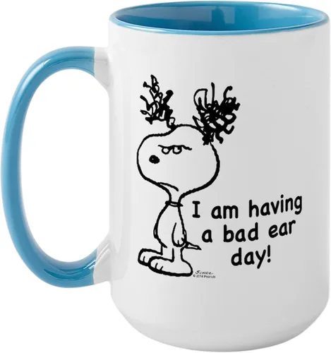 Vista 197 de CafePress SNOOPY Joe Cool - Taza de café de cerámica (15.0 fl oz)