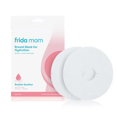 Vista 10 de Frida Mom Máscara de pecho para lactancia: fabricada con fenogreco + hinojo para aumentar el suministro de leche, 2 máscaras de hoja, sin fragancias