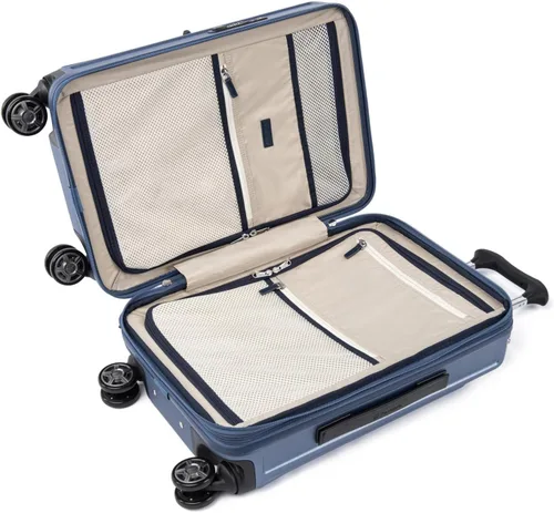 Vista 3 de Travelpro Platinum Elite Hardside - Maleta de policarbonato con cierre TSA, azul (Dark Sky Blue), Platinum Elite Hardside - Maleta de policarbonato